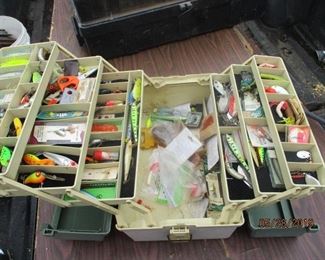 tackle box left full