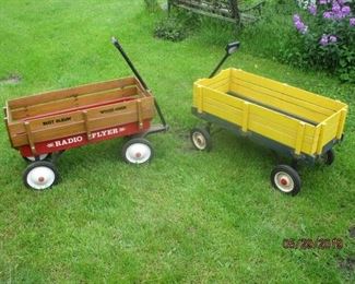 2 of the childs wagons