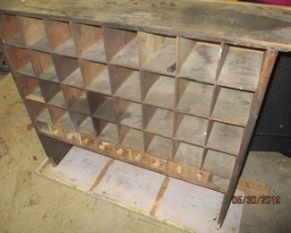 cubby hole unit wood