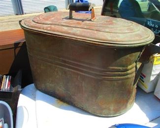 copper boiler with copper top