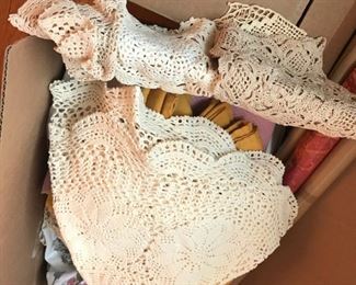 Crochet linens, Spring Time Linens