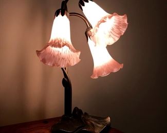 Lead Tulip Lamp