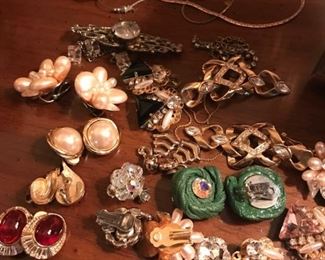 Costume and gold jewelry