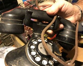 TWO 1920s TELEPHONE