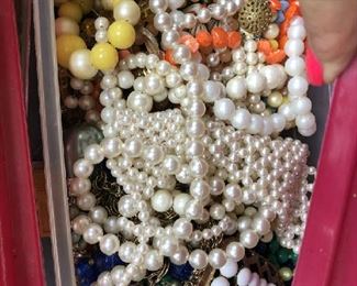 ANTIQUE COSTUME JEWELRY