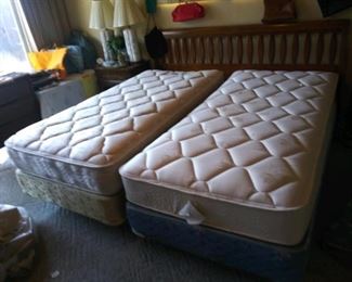 $45 each twin, headboard $85