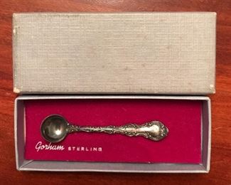 Sterling spoon brooch