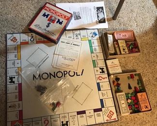 1935 Monopoly board game