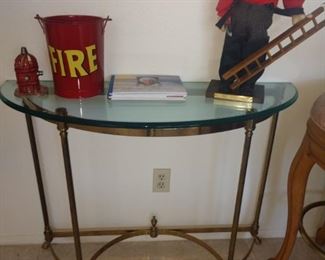 Sofa table with matching end table