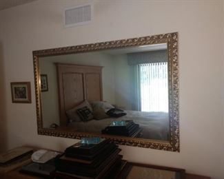 Very Large gold framed mirror!
BEAUTIFUL