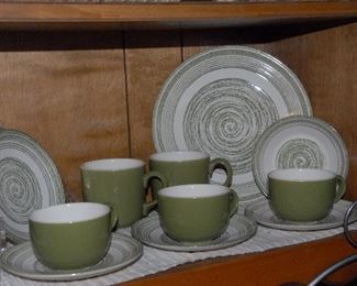 Max Schonfeld "El Verde" Ironstone. We have a large set of this, only a portion shown above.