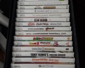 Wii games, controllers available