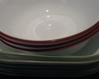 Corelle (2) 4 pc sets. 