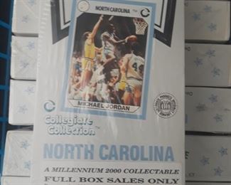 Basketball trading cards.