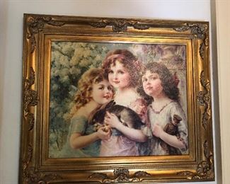 Framed canvas art giclee
Artist: Emile Vernon
