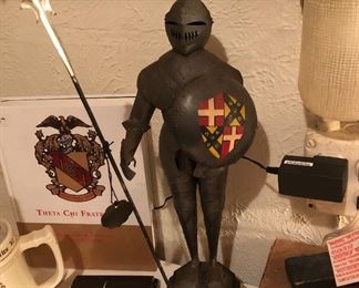 Knight in shining armor statue
