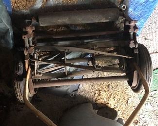 Old push mower