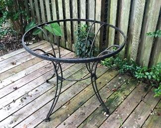 Patio table base