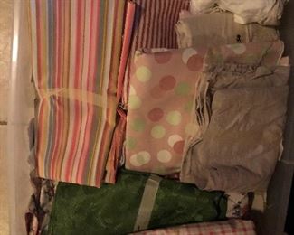 Fabric yardage, pieces and scraps