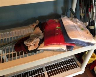 Golf shirts, socks