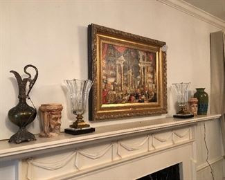 Victorian brass pitcher