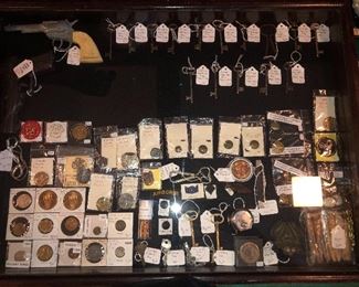Some of James Dees’ collectibles