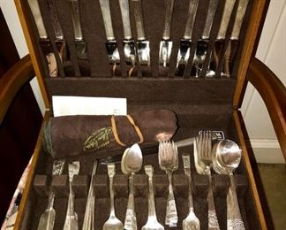 Silverplate Flatware in Box.