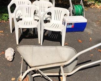 Awesome aluminum wheel barrow