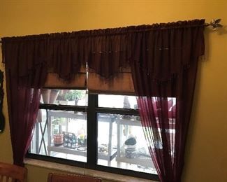 window treatments with roman shades