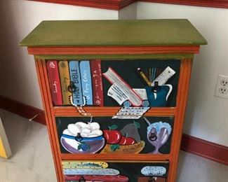 3 drawer painted stand. 