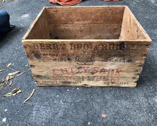 Old Cutty Sark whiskey box