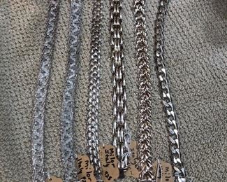 Sterling bracelets