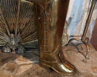 Brass boot made in Spain