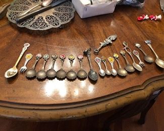 Souvenir spoon collection