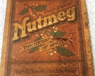 Original Nutmeg advertising piece