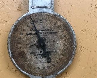 American Family Scale Company hanging scale