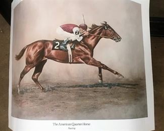 The American Quarter Horse Racing print