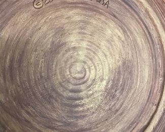 Signature mark on Ellen Evans Terrafirma pottery
