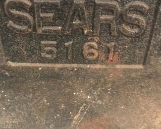 Detail on Sears anvil