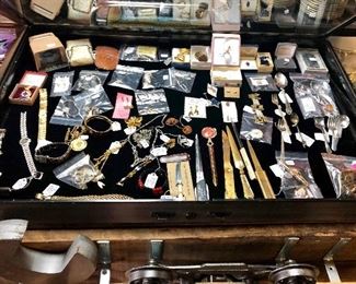 Vintage Letter Openers, Watches, Costume Jewelry...