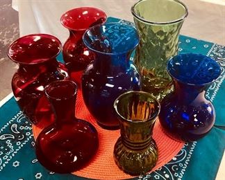 Collection of Glass Vases 