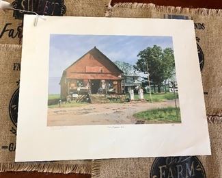 "LOST MOUNTAIN STORE" by Christian Bradford, Signed & Numbered 