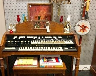 Vintage Hammond Organ & Stool