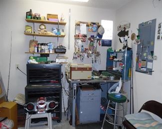 Tool chest, more tools,