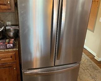 Whirlpool Stainless Steel Refrigerator with Freezer Chest
