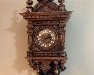 Gazo "Ramona" Hand Carved Balcony Style Wall Clock