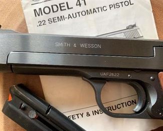 Smith and Wesson .22 Semi Automatic Model 41