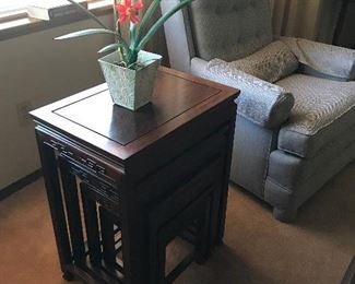 Mahogany Nesting Tables