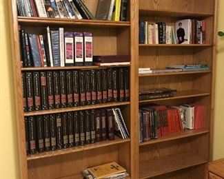 Oak bookcases