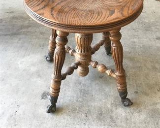 Oak Piano stool